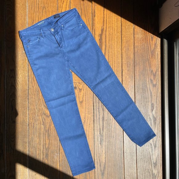 AG The Stevie Ankle - Slim Straight Ankle 27R Blue - Picture 3 of 4